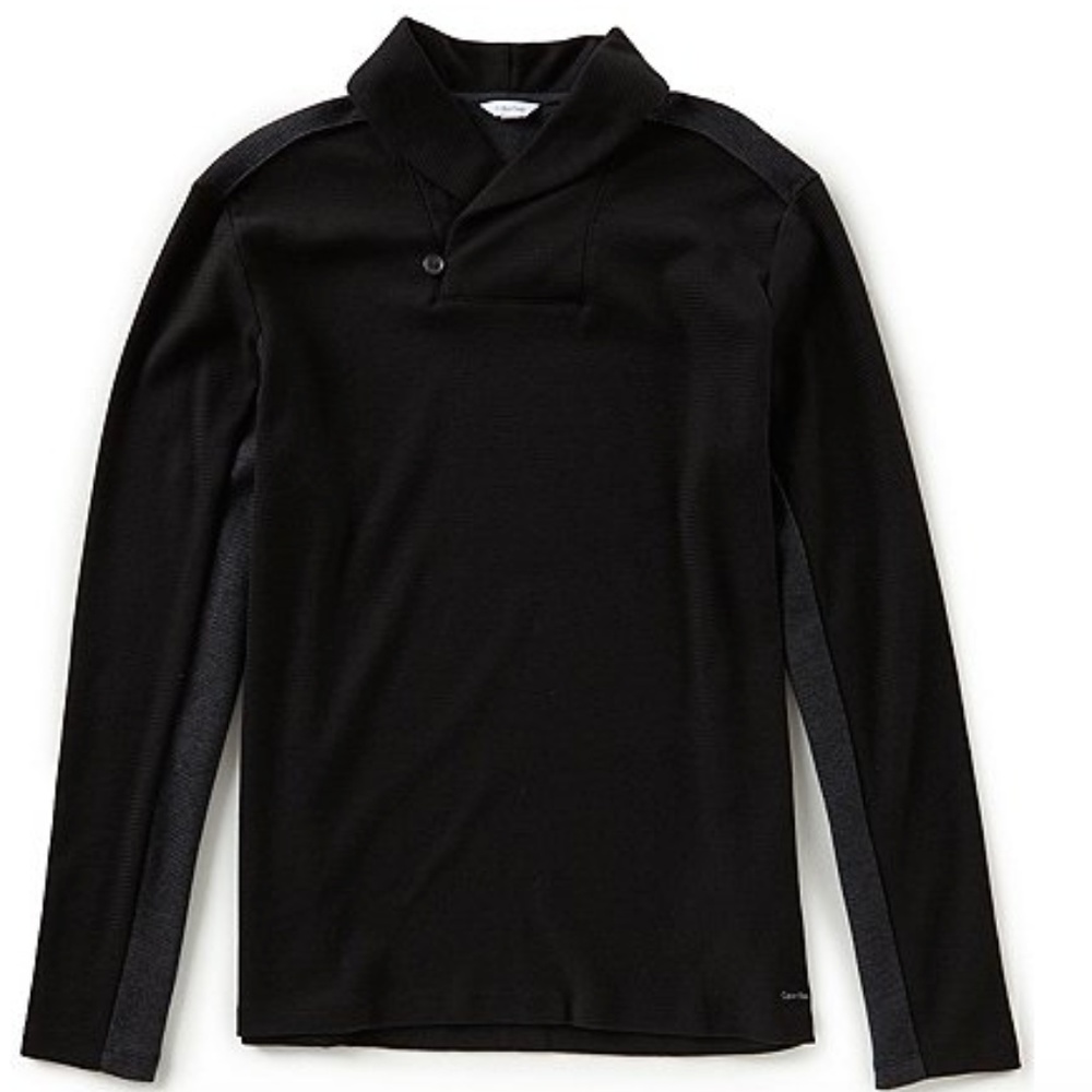 Calvin Klein Color Block Long-Sleeve Sweater